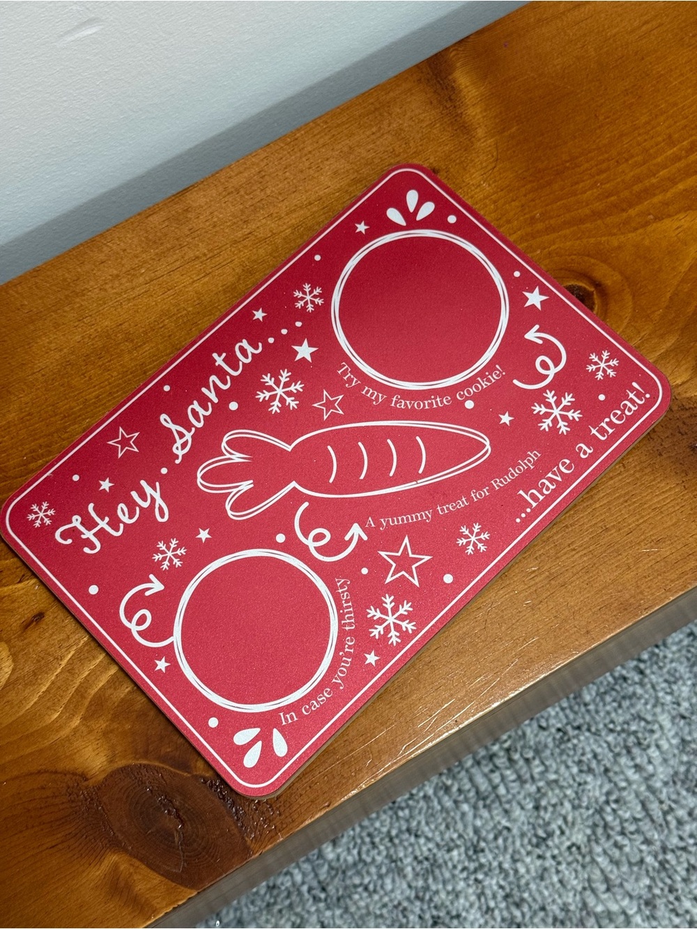 Santa’s Cookies and Milk Board